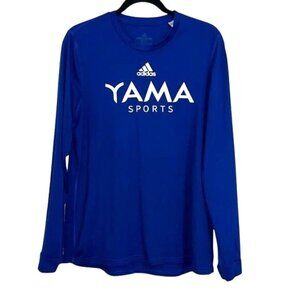 Adidas Blue Long Sleeve Creator Tee M
